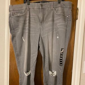 Torrid Grey Skinny Jeans